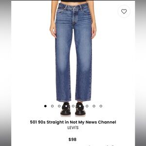 Levi’s 501 90’s I’m not my news channel size 25